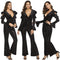 Deep V jumpsuit - ROUTINE FASHION
